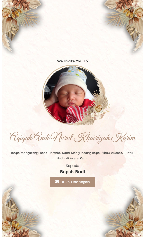 Template Aqiqah